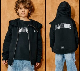 MashMnie Shadow Wolf Drop 1 bluza asymetryczna czarna