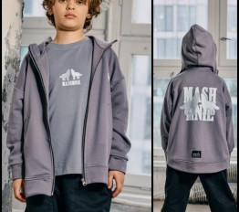 MashMnie Shadow Wolf Drop 1 bluza rozpinana szara