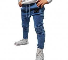 Spodnie dekatyzowane classic blue promocja cenowa na 104
