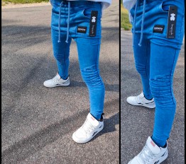 Spodnie dekatyzowane classic blue promocja cenowa na 104