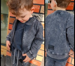 Bluza Despacito Bomberka Dekatyzowana czarna