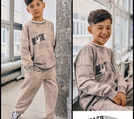 MashMnie Shadow Wolf Drop 2 Komplet dekatyzowany szaro-beżowy