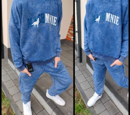 MashMnie Shadow Wolf Drop 2 Komplet dekatyzowany niebieski