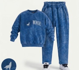 MashMnie Shadow Wolf Drop 2 Komplet dekatyzowany niebieski