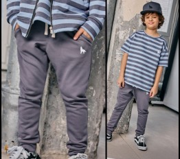 MashMnie Shadow Wolf Drop 2 Spodnie Dresowe Wolf Szare