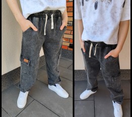 Spodnie dekatyzowane bojówki EverLoose 1111B