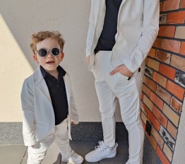 All For Kids Garnitur biały śmietankowy