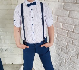 Komplet elegancki 4 części atrament 