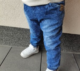 Spodnie dekatyzowane Mimi blue