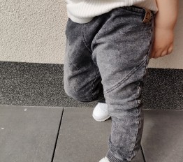 Spodnie dekatyzowane Mimi szare