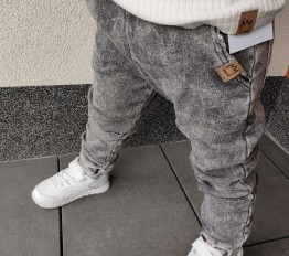 Spodnie slim ice dye light grey Mimi