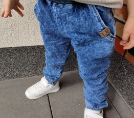 Spodnie KN dresowka niebieska Mimi