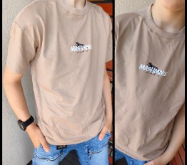MashMnie Shadow Wolf Drop 3 t-shirt MASHMNIE beżowy