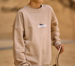 MashMnie Shadow Wolf Drop 3 bluza MASHMNIE beżowa