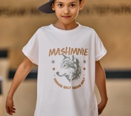 MashMnie Shadow Wolf Drop 3 BEZRĘKAWNIK MASHMNIE BIAŁY