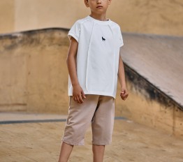 MashMnie Shadow Wolf Drop 3 T-SHIRT Z PRZESZYCIAMI MASHMNIE BIAŁY