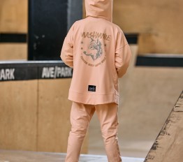 MashMnie Shadow Wolf Drop 3 BLUZA ROZPINANA MASHMNIE BRZOSKWINIOWA
