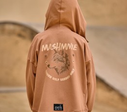 MashMnie Shadow Wolf Drop 3 BLUZA ROZPINANA MASHMNIE MOCHA