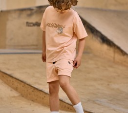MashMnie Shadow Wolf Drop 3 SPODENKI SZORTY WOLF BRZOSKWINIOWE