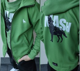 MashMnie Reform Rozpinana Bluza zielona