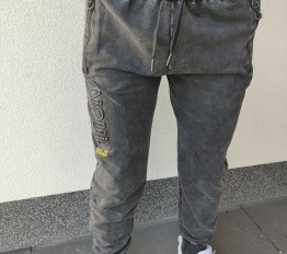 Spodnie dekatyzowane 3674 czarne