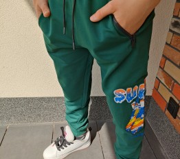 Spodnie WXH06 butelkowa zieleń