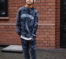 Bluza Despacito dekatyzowana batik camo grafit