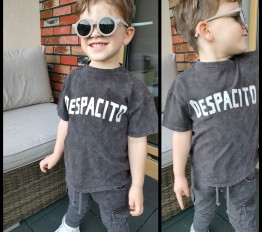 T-Shirt Despacito dekatyzowany Classic czekolada