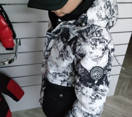 Kurtka zimowa 3062 góry czarna 