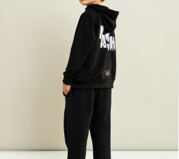 MashMnie Reform Drop 3 Bluza Z kapturem Czarna