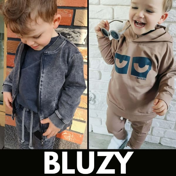 Modne bluzy chłopięce rozmiar 104