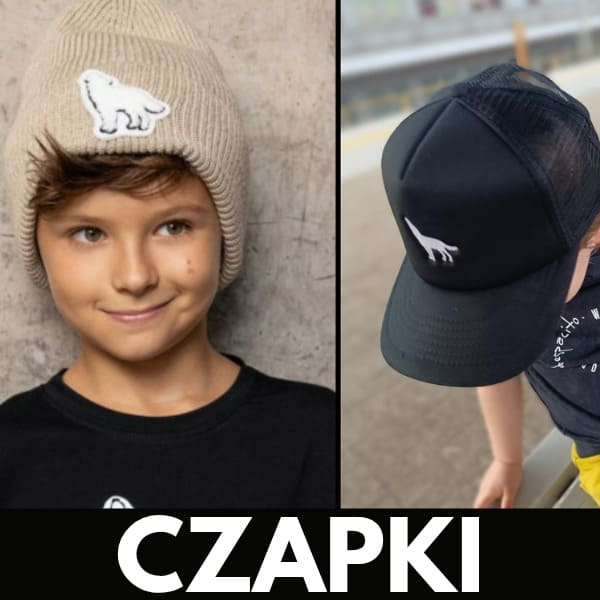 Czapki dla chłopca na wzrost 158