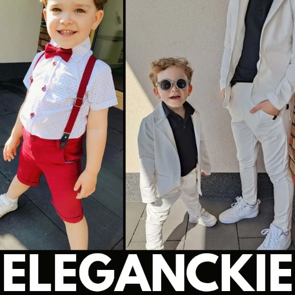 Odzież wizytowa i eleganckie komplety dla chłopca 104