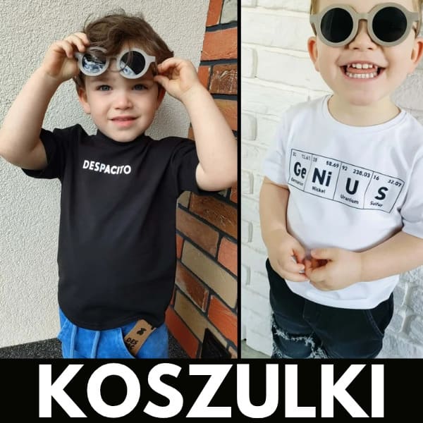 Koszulki z nadrukiem dla chłopca 104