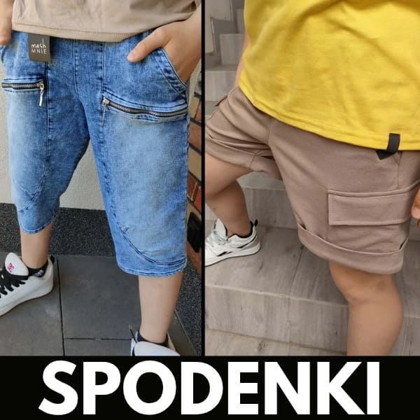 Krótkie spodenki i szorty młodzieżowe dla chłopca 158